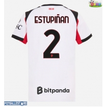 AC Milan Pervis Estupinan #2 Bortedrakt Dame 2025-26 Kortermet